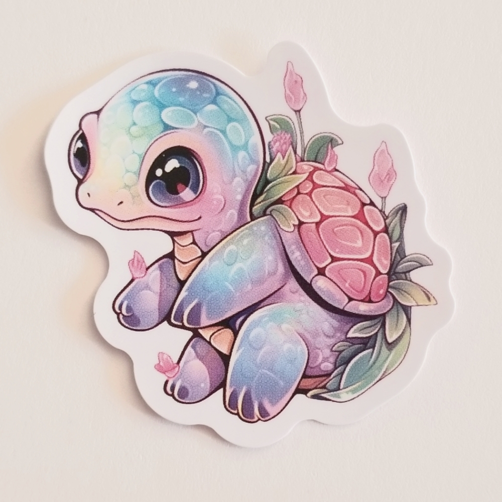 10/$10 Colorful Baby Turtle Sticker